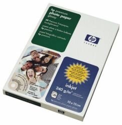 Q8032A HP Глянцевая фотобумага повышенного качества, 10x15 cм, 100 листов, 240 г/м2