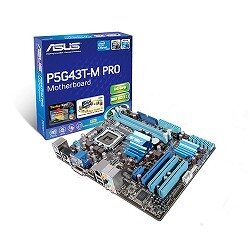 ASUS P5G43T-M PRO {LGA775, G43, DDR 1333(O.C), SATA2, PCI-E, 8-ch Audio, VGA, HDMI, DVI, uATX} RTL