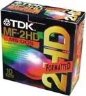 75000024838/MF-2HDIF10ED TDK Дискеты, 10шт, картон, 3.5"HD
