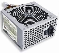 Gembird 450W [CCC-PSU5X-12] RTL {ATX 2.2, CE, low noise,12см. Fan,20+4+4+6 pin, 3SATA,Power Cord}