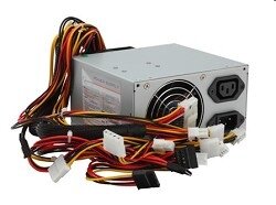 Gembird 600W [CCC-PSU8X] RTL {ATX 2.2, CE, PFC, low noise, dual fan,20+4+4+6 pin,4 SATA,Power Cord}