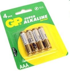 Эл. пит. GP 24A(LR03)-UE4 AAA (4 шт. в уп-ке)
