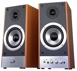GENIUS SP-HF2000A дерево {2 колонки, 60W RMS, 20Гц-20КГц} (SW-HF 2000X)