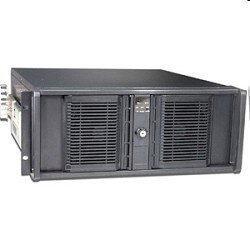EB400-B-0 черный {4U глубина 480мм, внешн 6x5.25, 2x3.5, внутр 2xHDD, MB 12"x13", без Б/П PS2}